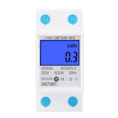 DDS528L Détraveuse Affichage Home Phases Rail Energy Metter 5-32A (230V 50Hz)