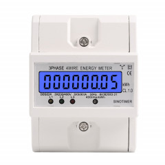 Sinotimer en trois phases Affichage de rail Affichage de rail METRICINE 5-100A 400V (Shell blanc DDS024)
