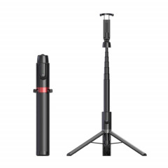 AB403 Live Broadcast Landing Bracket Triangle de téléphone mobile télescopique intégré (Black Red)
