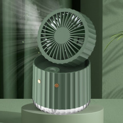 PW01 Mini ventilateur de refroidissement par eau USB de bureau Turbo LED Refroidisseur d'air d'humidification par pulvérisation (vert)