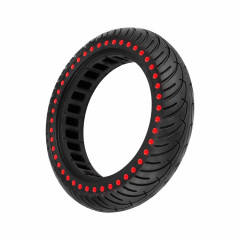 Pneu en nid d'abeille à points de couleur de 8,5 pouces pour Xiaomi Mijia M365 / M365 Pro / 1s (rouge)