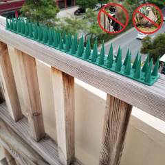 12 PCS Plastic Bird Repeunt Thorns Fence Anti-Climb Nails (vert)