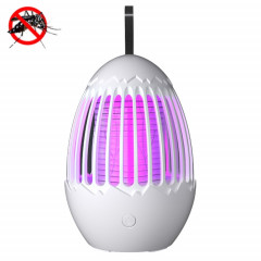 L01 Portable Electric Shock Mosquito Killer Lamp Home Photocatalyst Fly Killer (blanc)