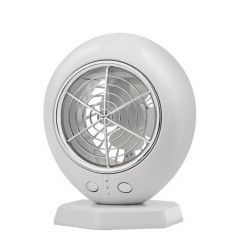 Refroidisseur d'air portable pour bureau à domicile, modèle de batterie (blanc)