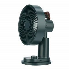 Télécommande intelligente Charge USB Secouant la tête Ventilateur de bureau Poussette Clip Fan (Vert)