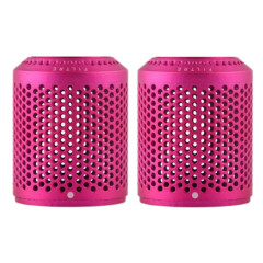 Lot de 2 filtres anti-poussière pour sèche-cheveux Dyson HD01/HD03/HD08 (rose rouge)