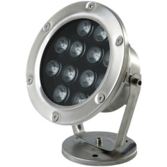 LED lumière sous-marine piscine étang à poissons fontaine étanche paysage lumière 3 W (blanc chaud)