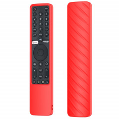 Convient pour Xiaomi P1 Remote Control Twill Lavable Drop-proof Silicone Case(Red)
