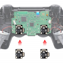 2 PCS Controller Analog Thumb Stick Drift Fix Mod pour PS5 / PS4 / Xbox One (Noir)