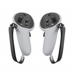 Pour Oculus Quest Pro 1 paire poignée housse en silicone accessoires VR (blanc)
