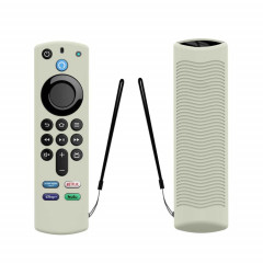 2 PCS Y27 pour Alexa Voice Remote 3rd Gen Housse de protection antidérapante en silicone (vert Chantilly lumineux)