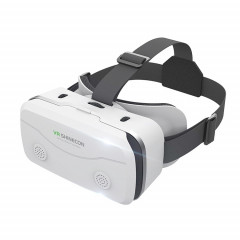 VRSHINECON G15 Casque Réalité Virtuelle VR Lunettes Tout en Un Jeu Téléphone Lunettes 3D (Blanc)
