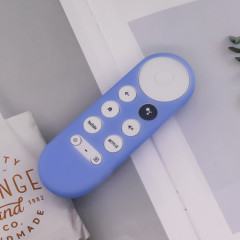 Pour Google Chromecast 2020 Y16 télécommande anti-chute étui de protection en silicone (bleu lumineux)