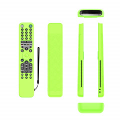 Étui de protection en silicone anti-chute pour télécommande Y46 pour Sony RMF-TX600C / P / U / E 500U / E (vert lumineux)