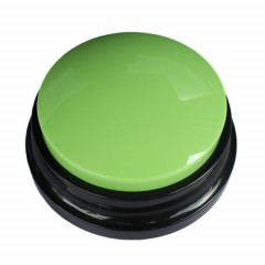 Pet Communication Button Dog Vocal Box Enregistrement Vocalizer, Style: Modèle d'enregistrement (Vert)