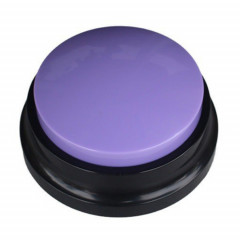 Pet Communication Button Dog Vocal Box Enregistrement Vocalizer, Style: Modèle d'enregistrement (Violet)