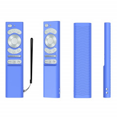 Pour Samsung Smartone3 TM1990C BN59-01357 Y34 Télécommande Coque en Silicone (Bleu Lumineux)