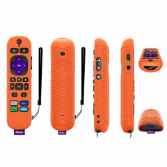 Pour TCL Roku Voice Remote Pro Y30 Télécommande Étui de protection en silicone antichoc (Orange)