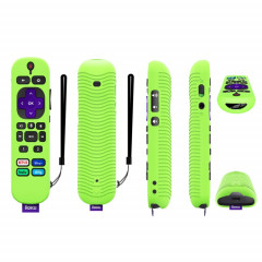 Pour TCL Roku Voice Remote Pro Y30 Télécommande Étui de protection en silicone antichoc (vert lumineux)