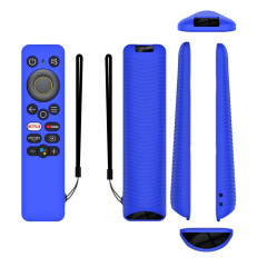Pour Realme 32/43 pouces Y41 TV télécommande tout compris étui de protection en silicone anti-chute (bleu)