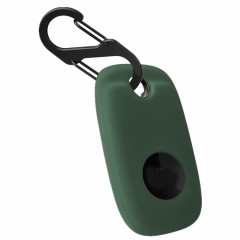 Pour Tile Mate Pro Tracker Coque en silicone Housse de protection en une seule pièce (vert foncé)