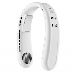 F63 Semiconductor Cooling Hanging Neck Fan USB Mini ventilateur extérieur silencieux (Blanc)