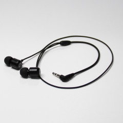 Pour Meta Quest 2 VR lunettes casque intra-auriculaire 3.5 écouteurs en aluminium coudé (noir)