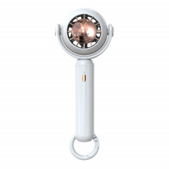 YL-005 Petit ventilateur portable extérieur avec mini ventilateur portable de bureau mousqueton (blanc)