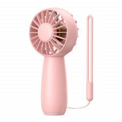 Mini ventilateur de moteur sans balais portatif USB extérieur, style : 1500 mAh (rose)