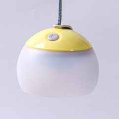 Lanterne de camping rétro rechargeable Haning Hook Night Light (jaune vif)