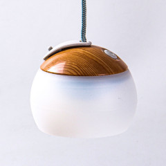 Lanterne de camping rétro rechargeable Haning Hook Night Light (grain de bois)
