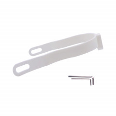 Pour Xiaomi Mijia M365 Scooter Support Accessoires Garde-Boue Arrière Support Absorbant Les Chocs (Blanc)