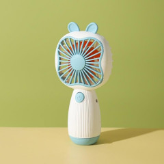 Petit ventilateur portable pour enfants de dessin animé (blanc)