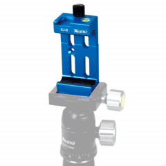 XILETU XJ-8 Clip de téléphone portable en alliage d'aluminium pour tête de caméra (Bleu)