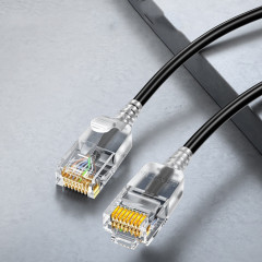 Câble Ethernet SAMZHE Cat6A câble de raccordement réseau UTP 3 m (noir)
