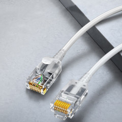 Câble Ethernet SAMZHE Cat6A câble de raccordement réseau UTP 5 m (blanc)