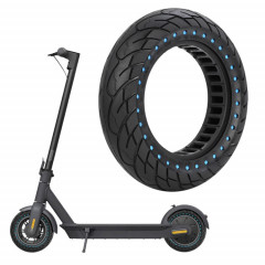 Pneu gonflable solide en nid d'abeille pour Scooter électrique Ninebot MAX G30, 10x2.5, à plat (fente de 44mm, bleu)