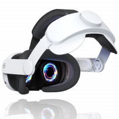 Pour Meta Quest 3 VR Sangle de tête de casque Elite réglable (blanc)