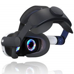 Pour Meta Quest 3 VR Sangle de tête de casque Elite réglable (noir)