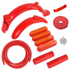 Kit de modification 7-en-1 pour scooter électrique Xiaomi M365 / M365 Pro /MI 3 (rouge)