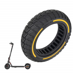 Pneus en nid d'abeille tout-terrain colorés 10 x 2,5-7 pouces pour scooter Xiaomi 4/4 Pro (jaune)