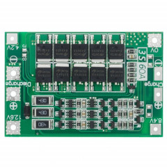 Carte de protection de chargeur de batterie Li-Ion 3S 11.1V 12.6V 60A 18650 (équilibrée)