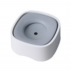 Bol flottant pour animaux de compagnie, sans bouche mouillée, pour chats et chiens, fontaine à boire flottante (blanc)