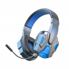 SOYTO SY-T830 casque de jeu d'ordinateur sans fil universel Bluetooth e-sports blé casque de téléphone portable (noir bleu)