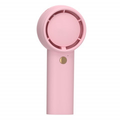 Mini ventilateur électrique portatif Turbo, petit ventilateur Portable rechargeable par USB (rose)