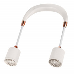 Ventilateur de cou suspendu Portable, chargement USB, petit ventilateur d'extérieur longue durée (blanc)