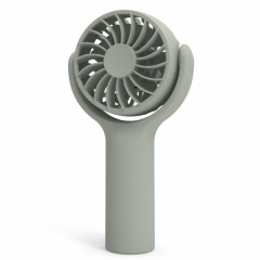 Mini ventilateur portatif de bureau muet rechargeable, petit ventilateur portatif (vert)