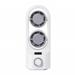 Ventilateur de tour à tête tremblante de bureau à vitesse continue à 100 vitesses à affichage numérique intelligent (blanc)