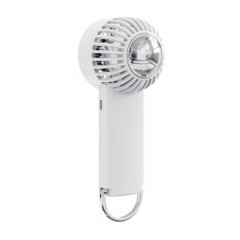 Ventilateur de climatisation portatif extérieur, veilleuse d'astronaute, ventilateur de refroidissement à semi-conducteur (blanc)
