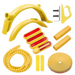 Pour Xiaomi M365 Pro / Pro 2 AIMITE 13 pièces/ensemble accessoires de scooter électrique (jaune)
